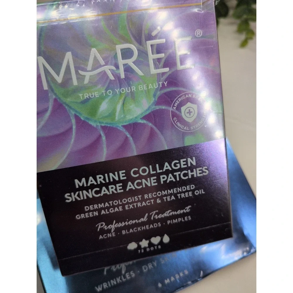 NIB LOT 2!🥰MAREE Facial Masks Marine Collagen Hyaluronic Skincare Acne Patches